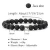 Bracciale da Uomo in Pietra Vulcanica Naturale Bracciale 12 Segni Zodiacali Vergine Capricorno Toro Acquario Sagittario Cancro Ariete
