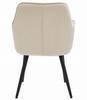 Jork Chair - Beige Velvet / Black Legs X 2