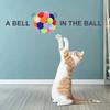 Hot Cat Interactive Toy Plush Ball Pet Bouncy Ball Self-play Ball Boredom Reliever Cat Teaser Colorful Yarn Ball Pet Toy