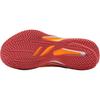 Li Ning Kids Synthetic Leather Fabric Comfortable Versatile Rebound Support Low Top Basketball Shoes Unisex Basketball Shoes White Orange YKBV022-3
