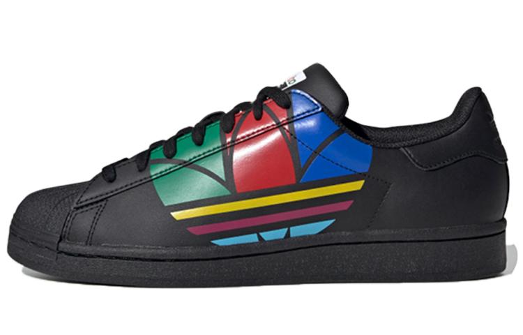 Adidas Superstar Pure  Colorful Trefoil - Core Black  FU9518 42