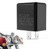 2-Pin Adjustable LED Flasher Relay Turn Signal Blinker 12V Light Fits Motorcycle