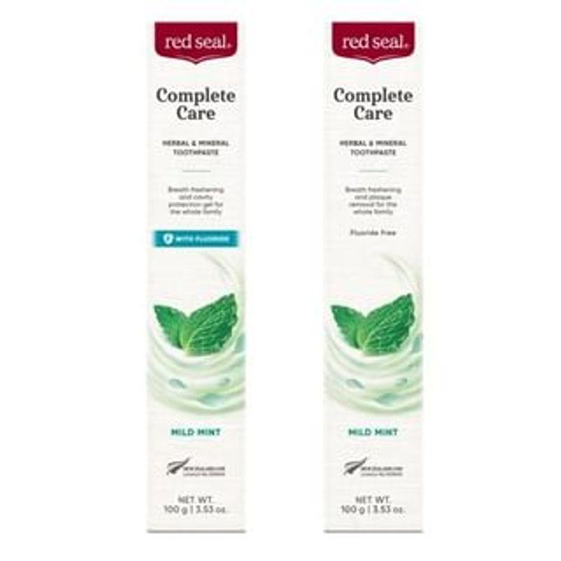 red seal - Complete Care Herbal & Mineral Toothpaste With Fluoride Mild Mint - With Fluoride