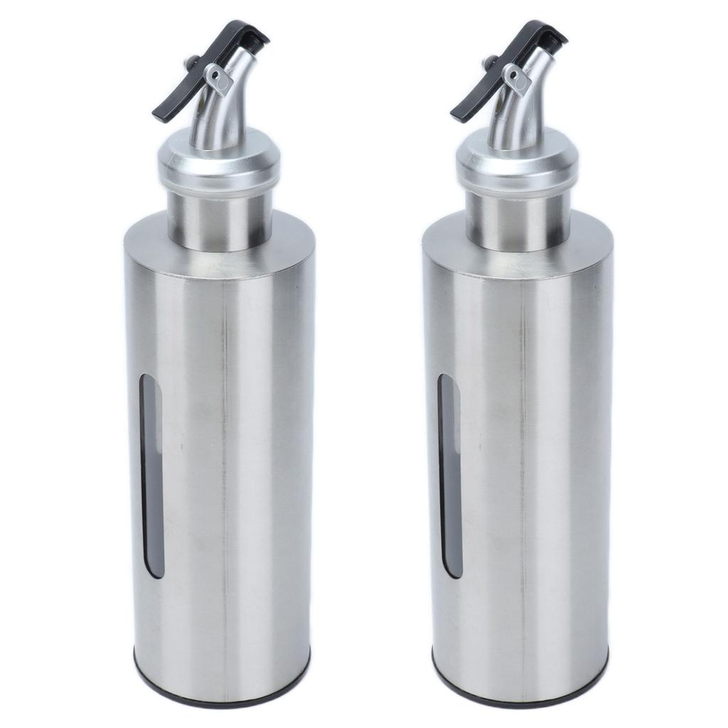 Oil Dispenser Bottle Stainless Steel Easy Refill and Cleaning Modern Olive Oil Dispenser for