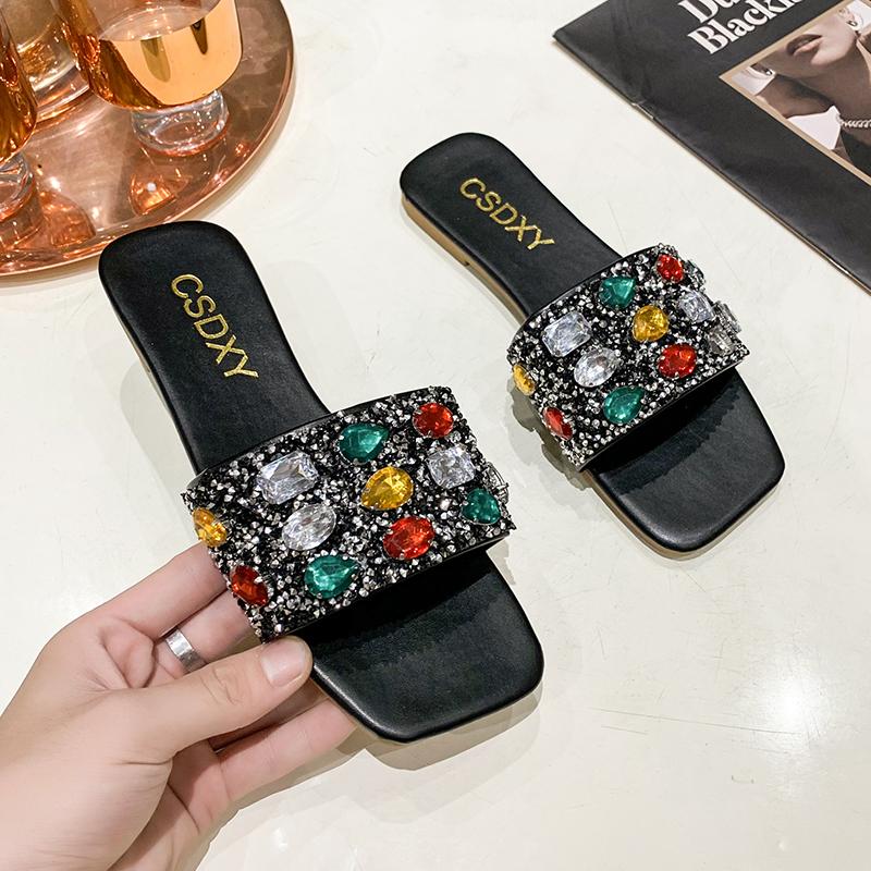 Модные летние новые блестящие тапочки для женщин — фото 6