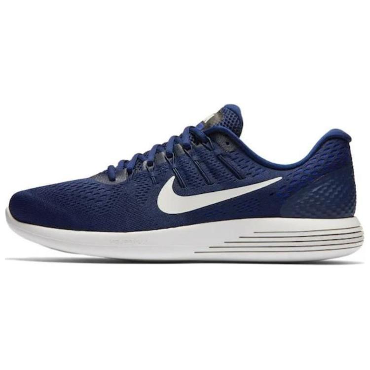

Кроссовки унисекс Nike Lunarglide 8 Binary Blue Summit-бело-черные 843725-404
