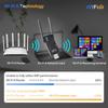 Kosky Wireless USB Wifi Adapter WiFi 6 Daul-band 1800Mbps 802.11ax USB3.0 Boost Your Internet Speed with 600Mbps  Wireless USB Wifi Adapter