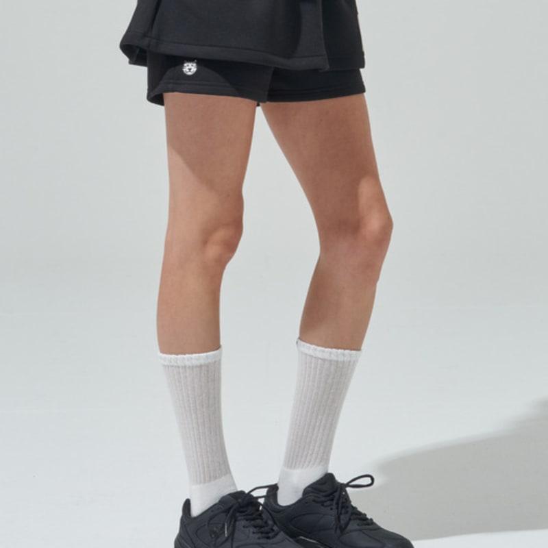 BLUDOT See-through Cushion Knee Socks_WH