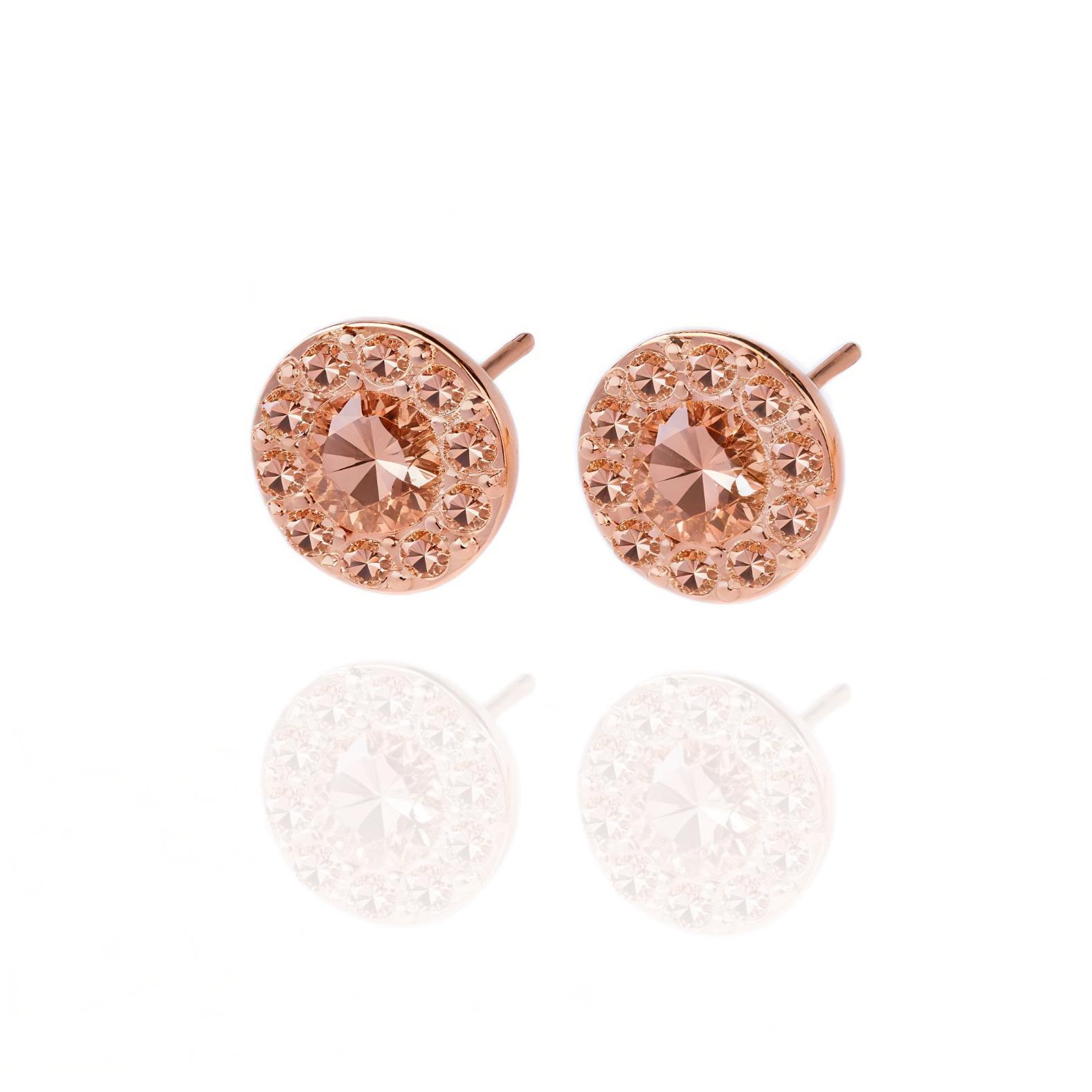 

Givenchy Round Pattern Imitation Crystal Earrings Women earrings Rose-Gold 60367027-9DH Basic Packaging-Box Not Included,F,Rose Gold