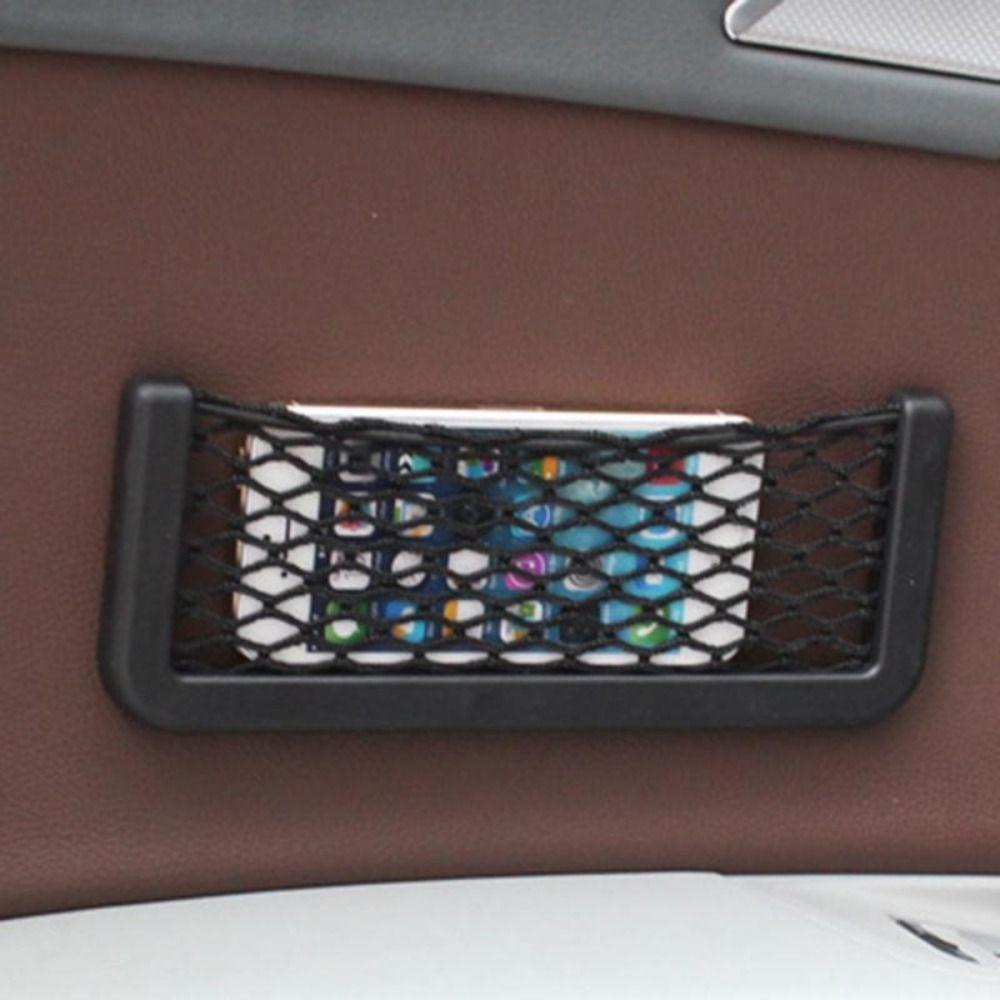 Nets Car Interior Seat Back Phone Holder Car Mesh Net Holder Back Sundries Pocket Car Storage Bag
