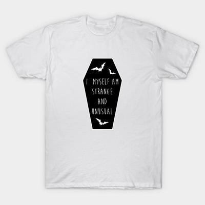 T-Shirt Damen Ich selbst bin seltsam und ungewöhnlich Harajuku Print Kawaii T-Shirt Sommer Kurzarm Damen T-Shirt Top