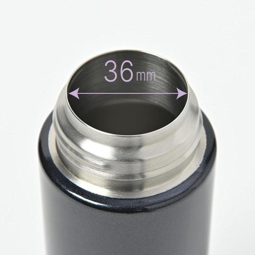 Peacock Vacuum Bottle Industry Stainless Steel Water Bottle, One-Touch Mug Type, 0.3L, Pearl Navy, AKN-30 AKS