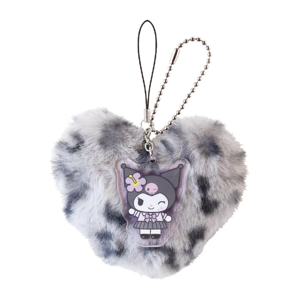 Sanrio Characters First Lap Plush Strap Kuromi SR-5546616KU Mascot Keychain H103×W85×D50mm