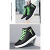 Large Men's Shoes, High Top Casual Board Shoes, Size 48, Medium Top Leather Surface, Waterproof and Anti Slip for Men