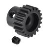 Uxcell RC 32P Hardened Pinion Gear, 5mm Shaft, 20T Motor Gear, Carbon Steel, for RC Car, Boat, Drone