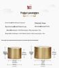 Leak-Proof Brass Medicine & Tea Storage Can - Portable Travel Jar with Threaded Seal, Multi-functional for Business Trips