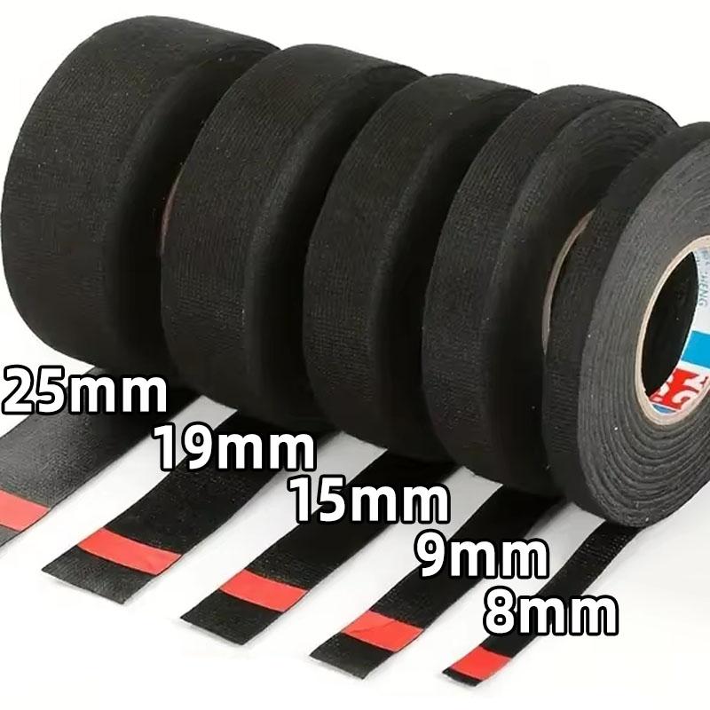 

Ізолента Термостійка Пучок Джгута Ізоляція Автомобільна Проводка Тканинна Обмотка Водонепроникний Організатор Кабелів Клейкі Стрічки 9mm&10M- (1 roll) чорний