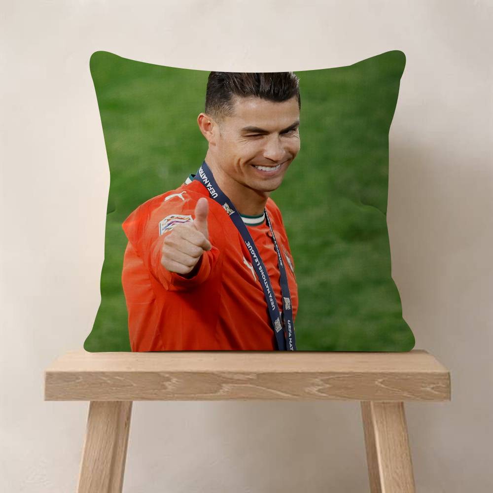 CR7 Cristiano R-Ronaldo-es Cushion Cover Pillow Cover Decor Pillowcase Printed Cushion Case For Couch
