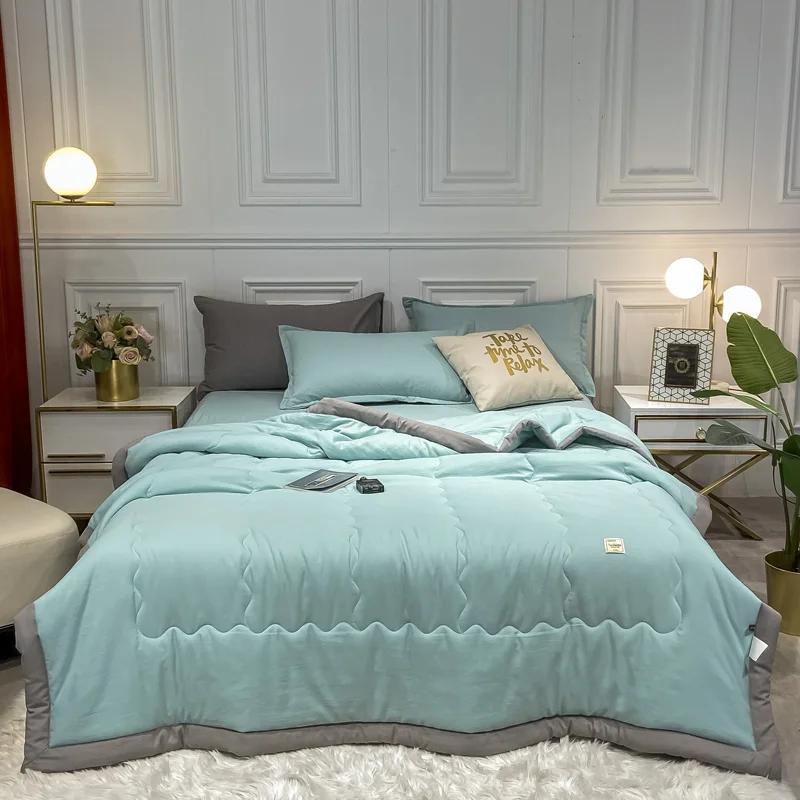 

Летнее шелковистое кондиционированное одеяло легкое охлаждающее одеяло с охлаждающей тканью домашнее двухстороннее охлаждающее одеяло для кровати 110x150cm