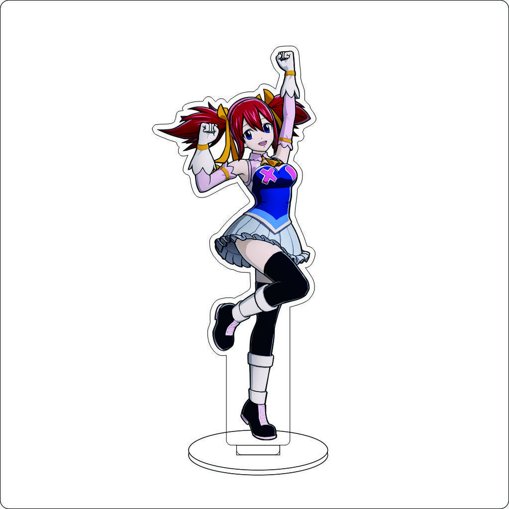 16CM Anime FAIRY TAIL Acrylic Stand Ornaments Jellal Fernandes Gray Fullbuster Mirajane·Strauss Figure Stand Halloween Gifts