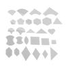 Patchwork Template Set of 54 Ruler Quilt Patchwork Sewing DIY Tool Craft