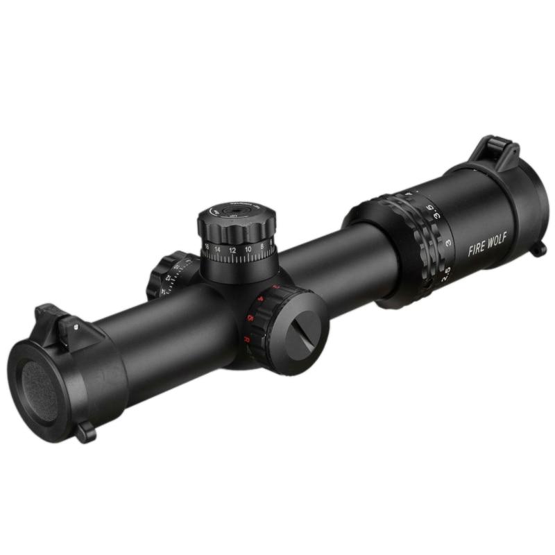 FIRE WOLF Silver 1-4X24 Polka Dot Dense Dot Sight Red Dot Hunting Belt Bracket Suitable for Hunting