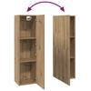 Wall Mounted TV Cabinet 4 pcs Artisan Oak Wood Based Material