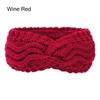 Fashion Hair Accessories Knotted Stretch Turban Ear Warmer Knitted Headbands for Women Hair Bands