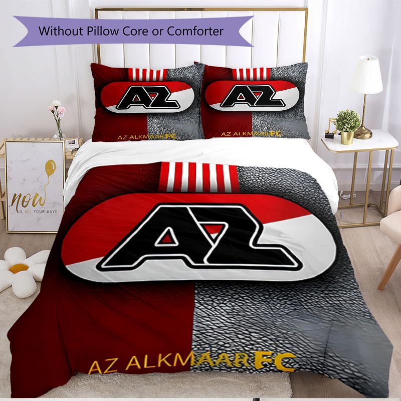 3pcs Duvet Cover Set (1*Duvet Cover + 2*Pillowcase, Without Core), AZ Alkmaar Print Soft All‑Season Bedding Set, Home Bedroom Decor Gift