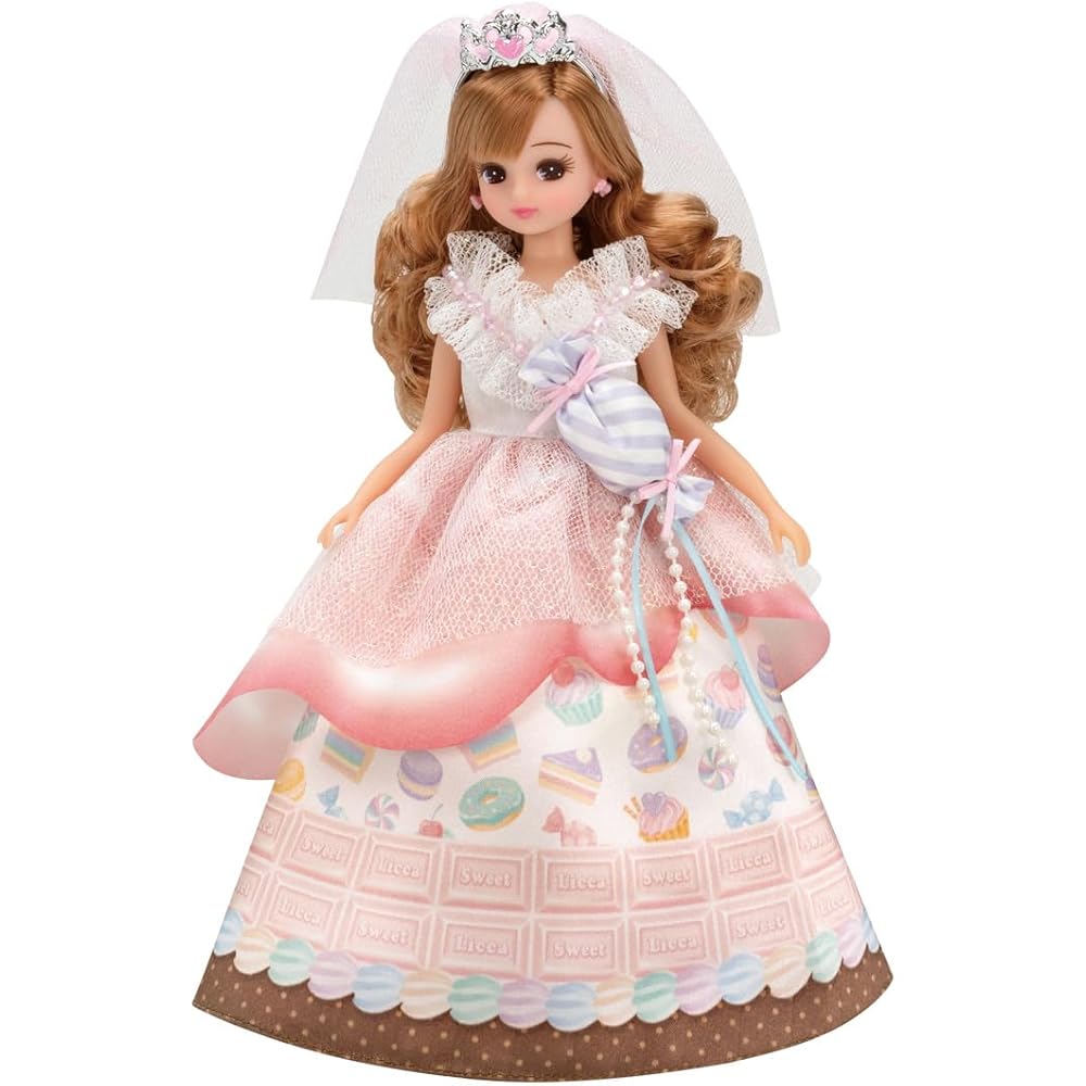 

Takara Tomy Licca Doll LD-05 Melty Wedding Dress Up Toy for Ages 3 and Up Safe Certified 30cm