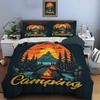 Outdoor Camping Enthusiasts Print Bedding Set Duvet Cover 1 Duvet Cover 2 Pillowcases Adult and Children Bedding Set Luxury Gift