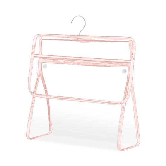 Waterproof Shower Clothes Bag Transparent Bathroom Storage Bag Hanging Storage Pouch with Hook for Mobile Phone Dry Clothes Towel Dorms RVs