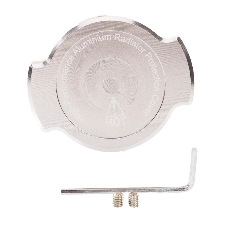 Water Tank Decorative Cover Caps for 155 Universal Modification Motorcycle Radiator Cap Aluminum Alloy Construction серебряный