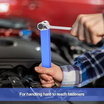 Extended Multi-function Universal Adjustable Extension Double-ended Wrench Dual-purpose Extension Labor-saving Ratchet Wren V4A3