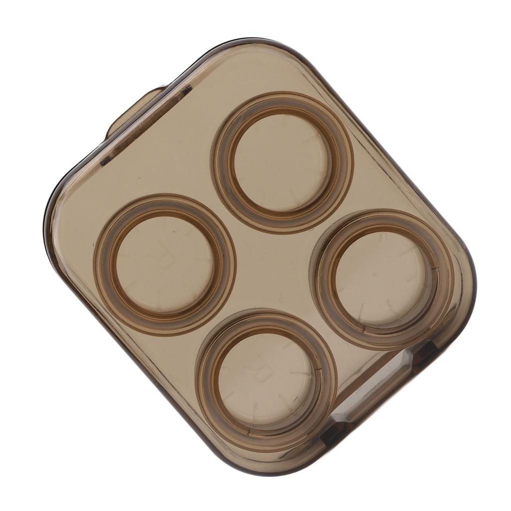 Contact Lens Case Kit Transparent Protective Portable Plastic Contact Lenses Storage Container for Women Girls