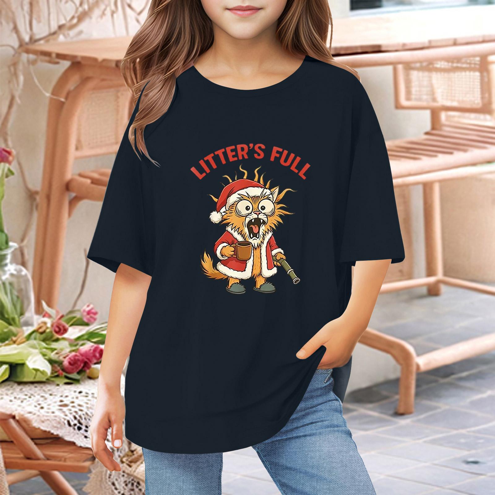 

Футболки для малышей, девочек и мальчиков, детские футболки с короткими рукавами и принтом для мальчиков и девочек 1-12 лет 120 тёмно-синий