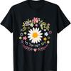 Am Israel Chai - Flowers & Star of David - Jewish T-Shirt