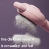 Cat Hair Brush Self Cleaning Dog Slicker Brush for Grooming And Shedding Cute Pet Hair Remover Tool with Release Button for Cats Dogs Rabbits