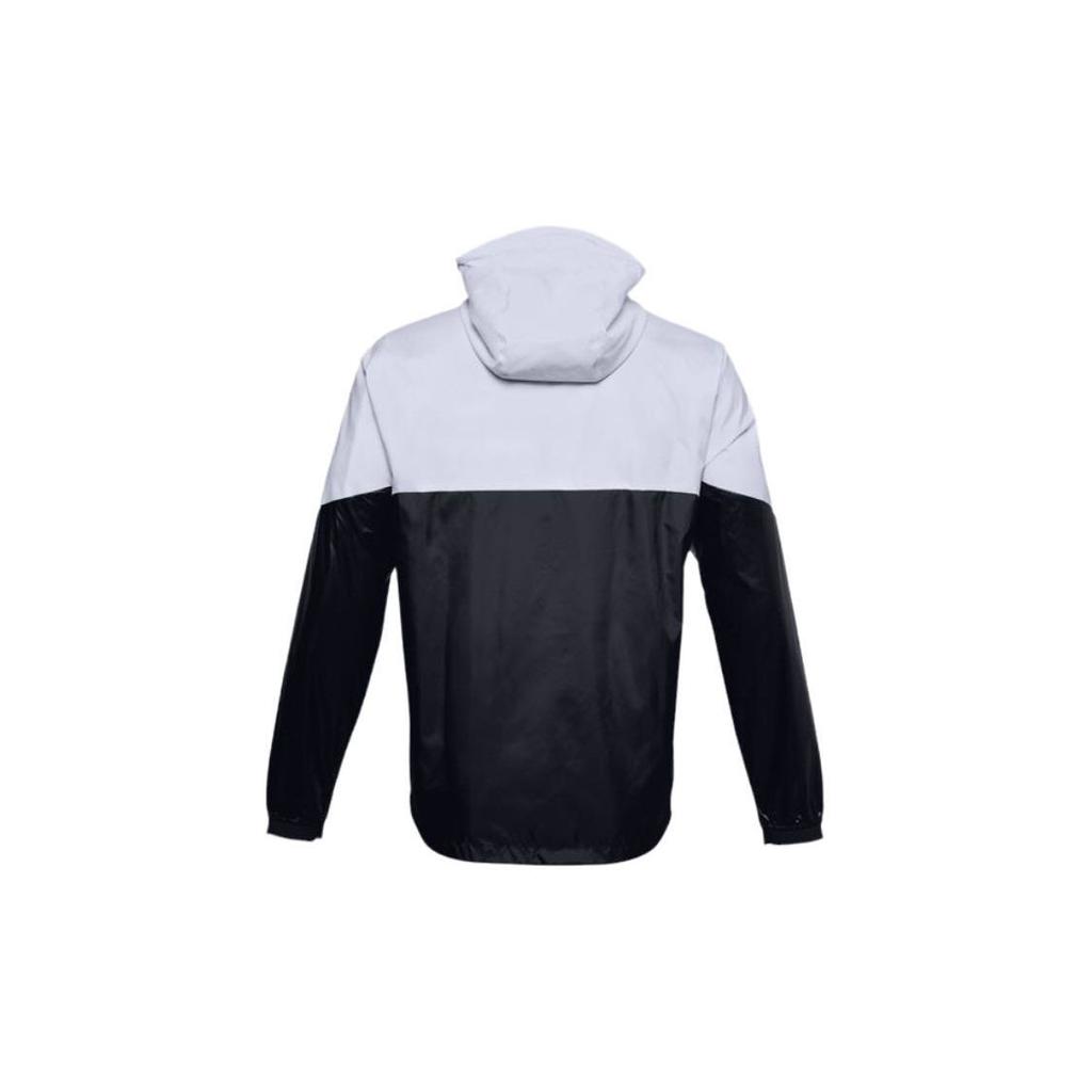 Under Armour Recover Legacy Colorblock Zip Hoodie Long Sleeve Jacket Men Tops Black 1353370-100