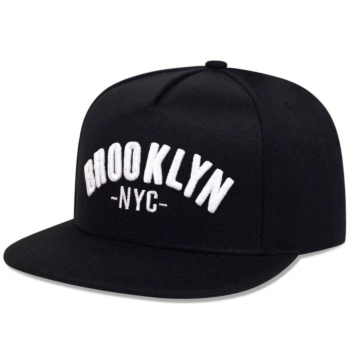 

Унисекс Хип-Хоп Кепки с Вышивкой Brooklyn Весна и Осень Уличные Регулируемые Повседневные Бейсболки Кепка от Солнца Спортивная Кепка