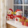 Reusable Christmas Snowman Silicone Mold Aromatherapy Candle Mold Multifunctional Diy Crafting Making Plaster Xmas Decoration