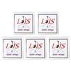 LOIES Violin Strings, Aluminum-Magnesium Alloy, Sizes 1/2, 3/4, 4/4, 4-String Set