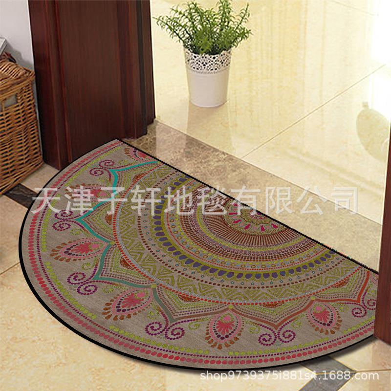 Nordic National Wind Diatom Mud Mat Bathroom Toilet Absorbent Non-slip Dirty and Easy To Clean Porch Mat