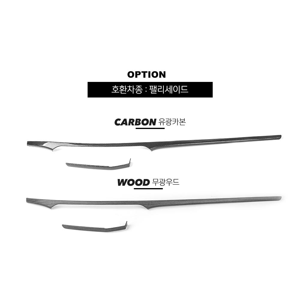 For Hyundai Palisade 2020-2026 Dashboard Middle Air Conditioner Vent Instrument Panel Cover Trim Interior Decor Accessories LHD