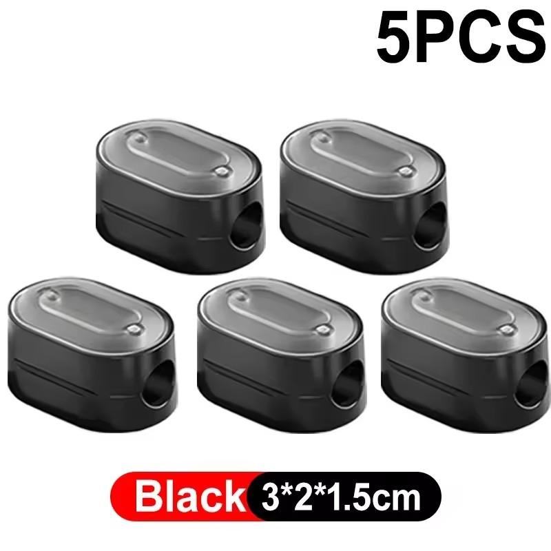 1-20Pcs Portable Magnetic Cable Clips Desktop Cord Organizer Wire Holder Strong Adhesive Magnetic Cable Management Home Office