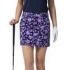 FootJoy Modern Classic Flower Print Skirt, Purple, Women's Large, 80574-L