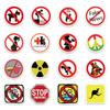 50 English Logo Graffiti Stickers Trolley Box Refrigerator Mobile Computer Water Cup Decoration Waterproof Stickers