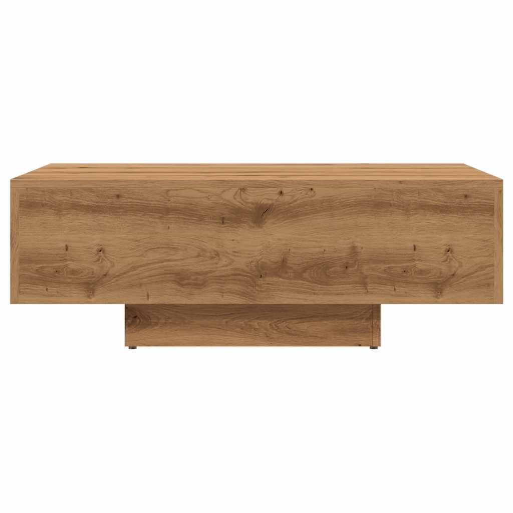  Coffee Table, Artisan Oak 85x55x31 Cm, Wood-based Material