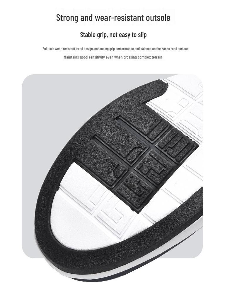 Men's Leather Waterproof Skate Shoes - Plus Size, Casual Sports, Non-Slip, Soft Sole, Spring/Autumn.