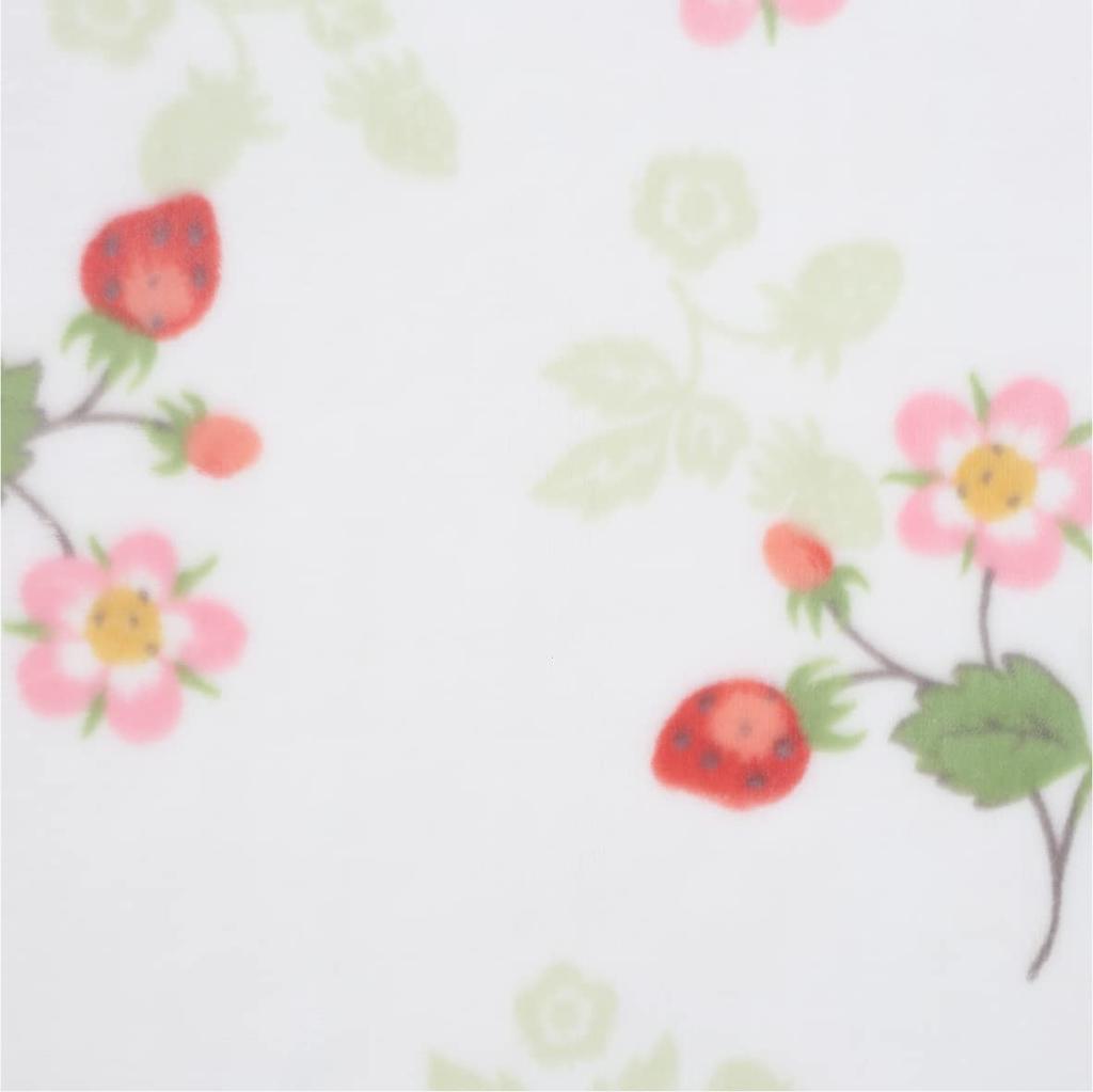 Nishikawa [Nishikawa] Single Washable Blanket, Wedgwood Wild Strawberry, Two-Piece, Reversible, Winter, Green, FQ02805031